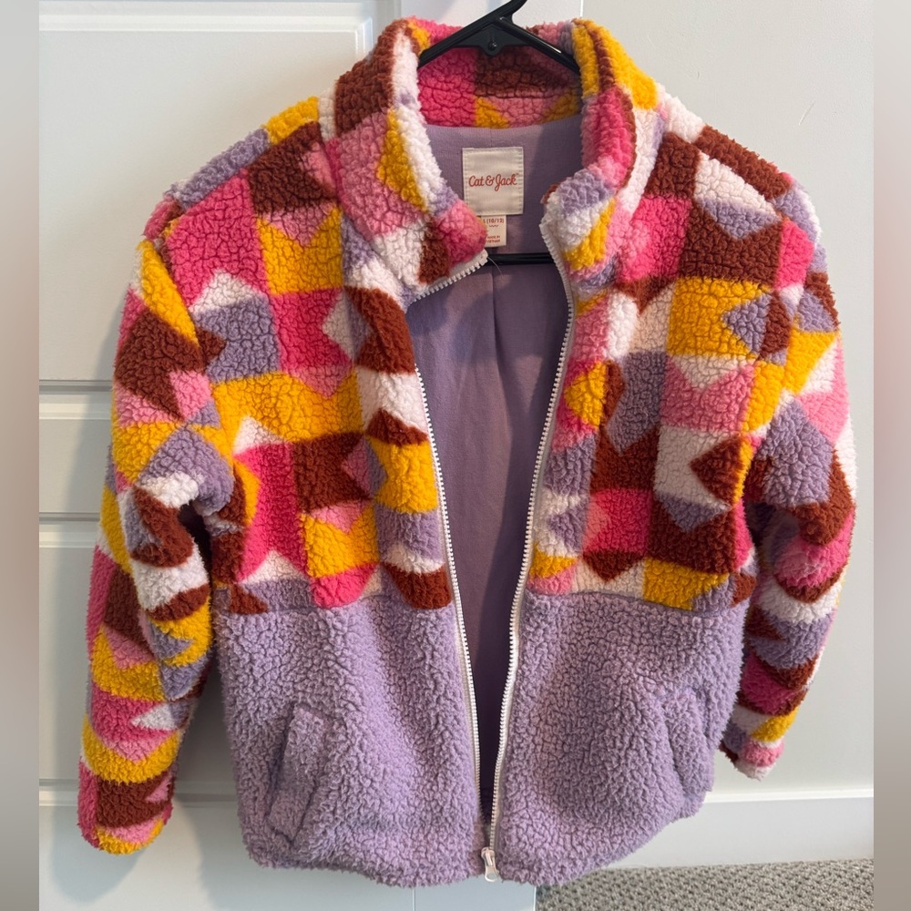 Girls fleece jacket size 10-12